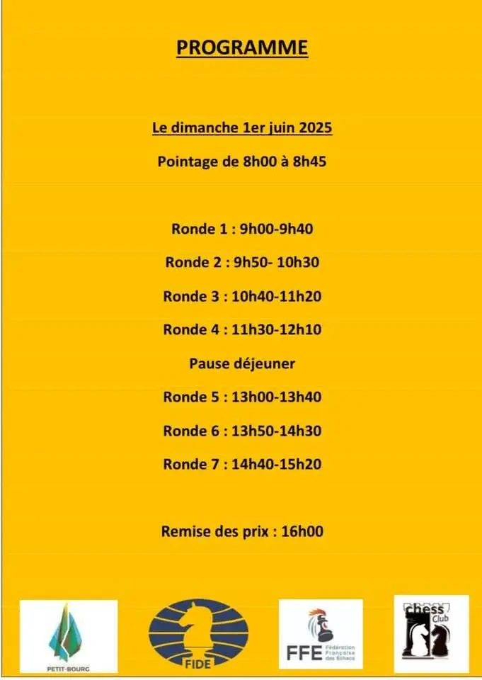 Programme Open jeunes Petit-Bourg 2025